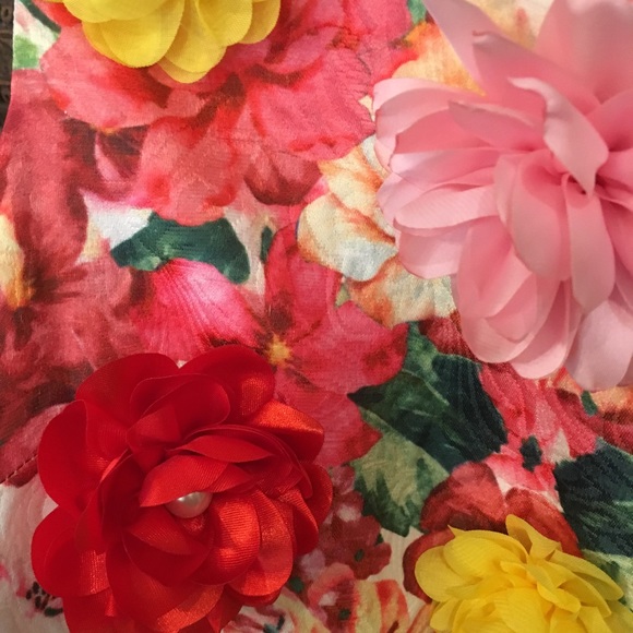 🌸Vici Floral Appliqué Dress🌵 - Picture 4 of 5